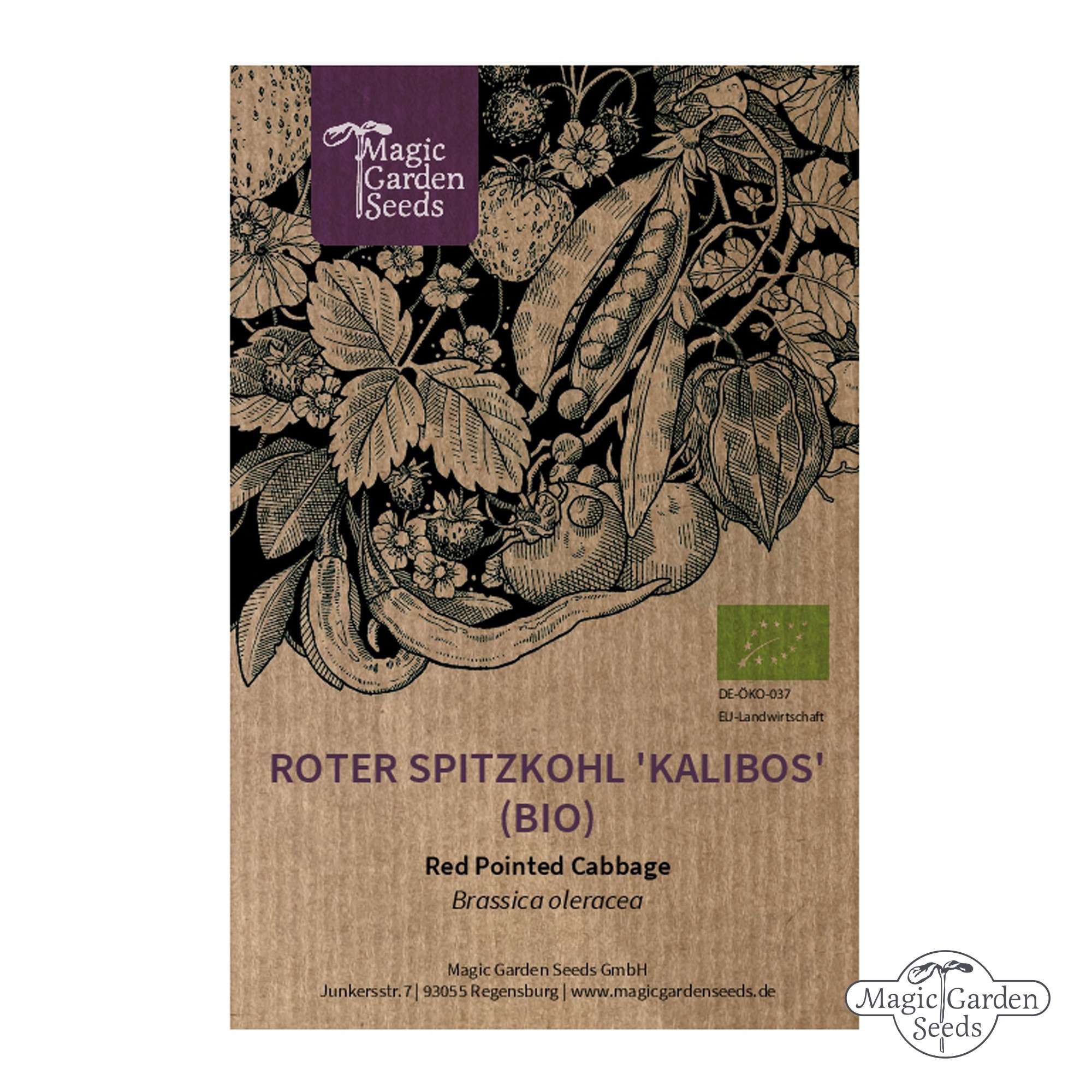 Roter Spitzkohl 'Kalibos' Samen Bio