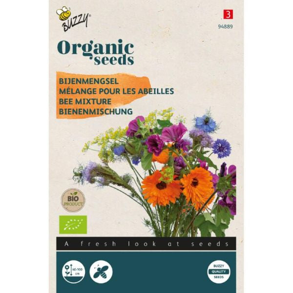 Organic Bloemenmengsel Bijen zaden - Feggies