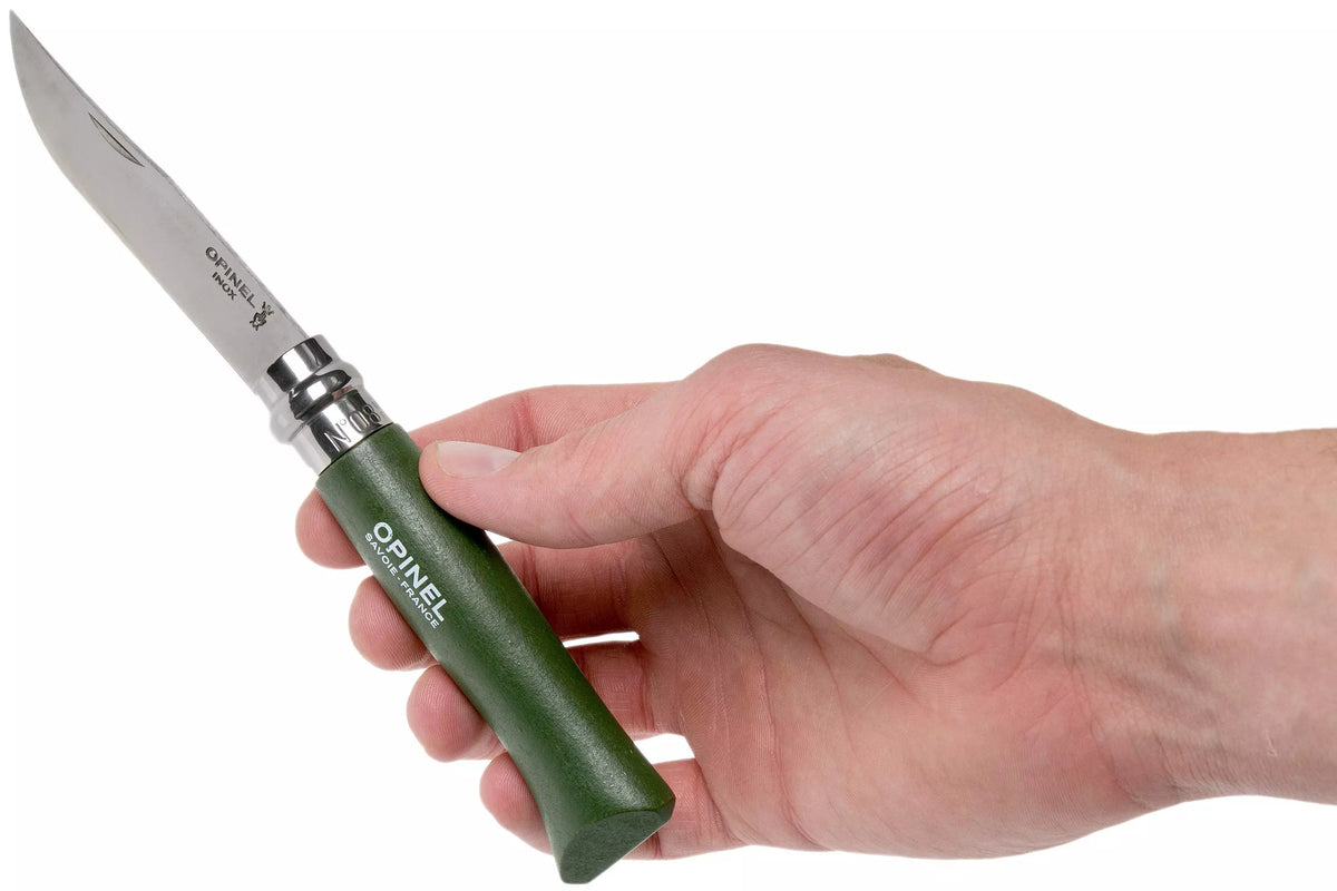 Opinel - Zakmes N°08 Khaki RVS - Feggies