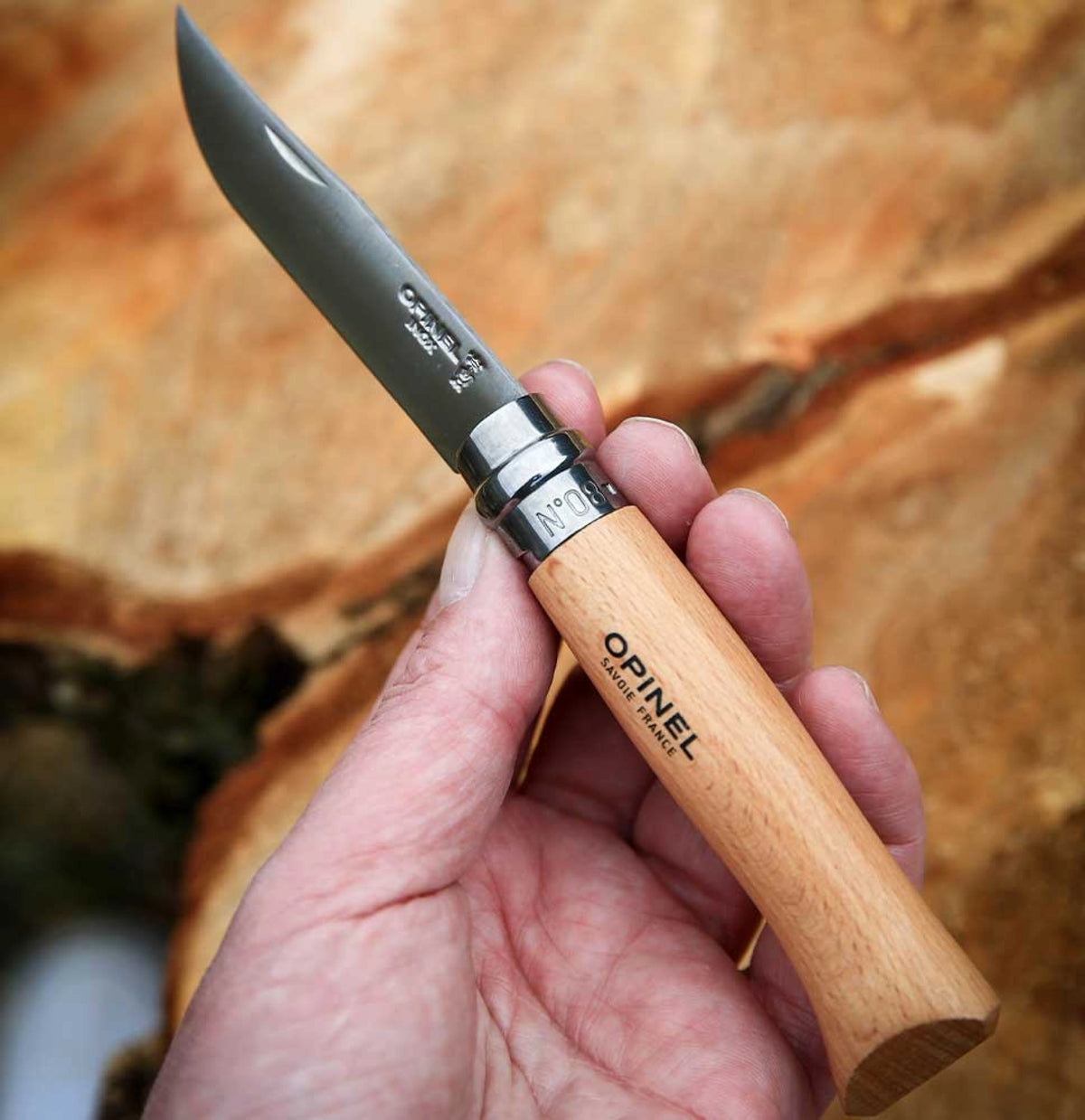 Opinel - Zakmes N°08 Inox RVS - Feggies