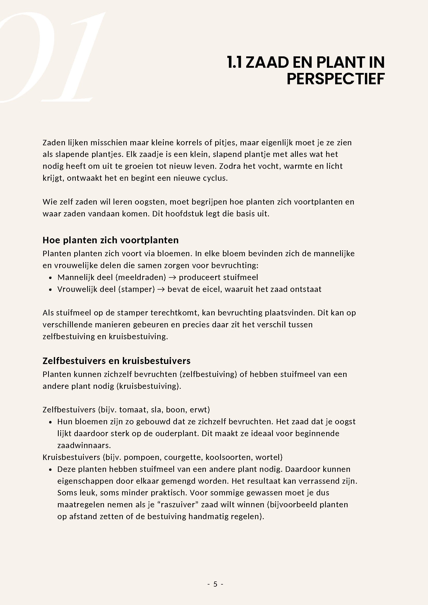 Feggies E-book - Zelf zaden oogsten