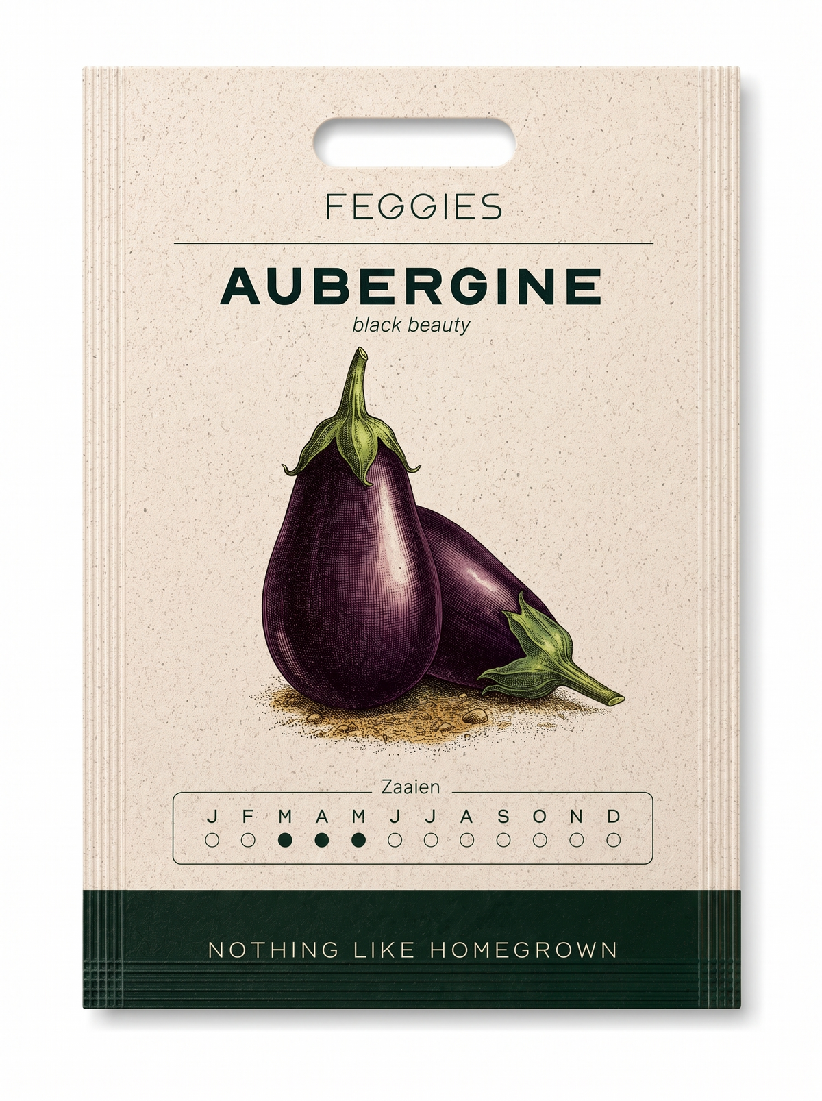 Aubergine Black Beauty – Bio-Auberginensamen (glänzend violett)
