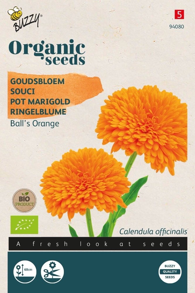 Buzzy Organic Goudsbloem (Calendula) - Feggies