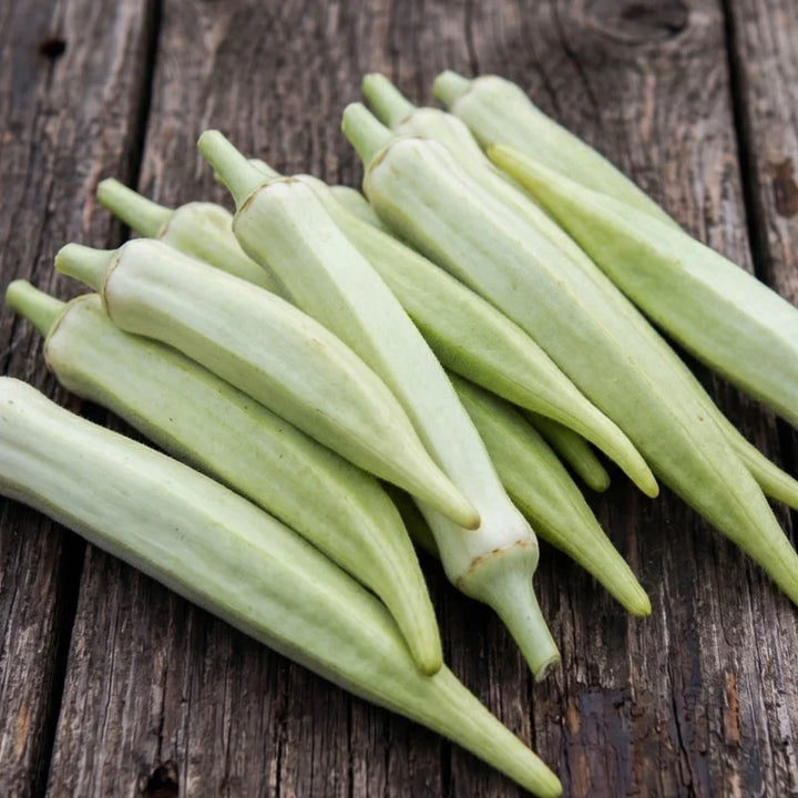 Okra White Velvet