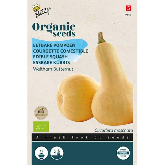Bio-Speisekürbis Waltham Butternut Samen