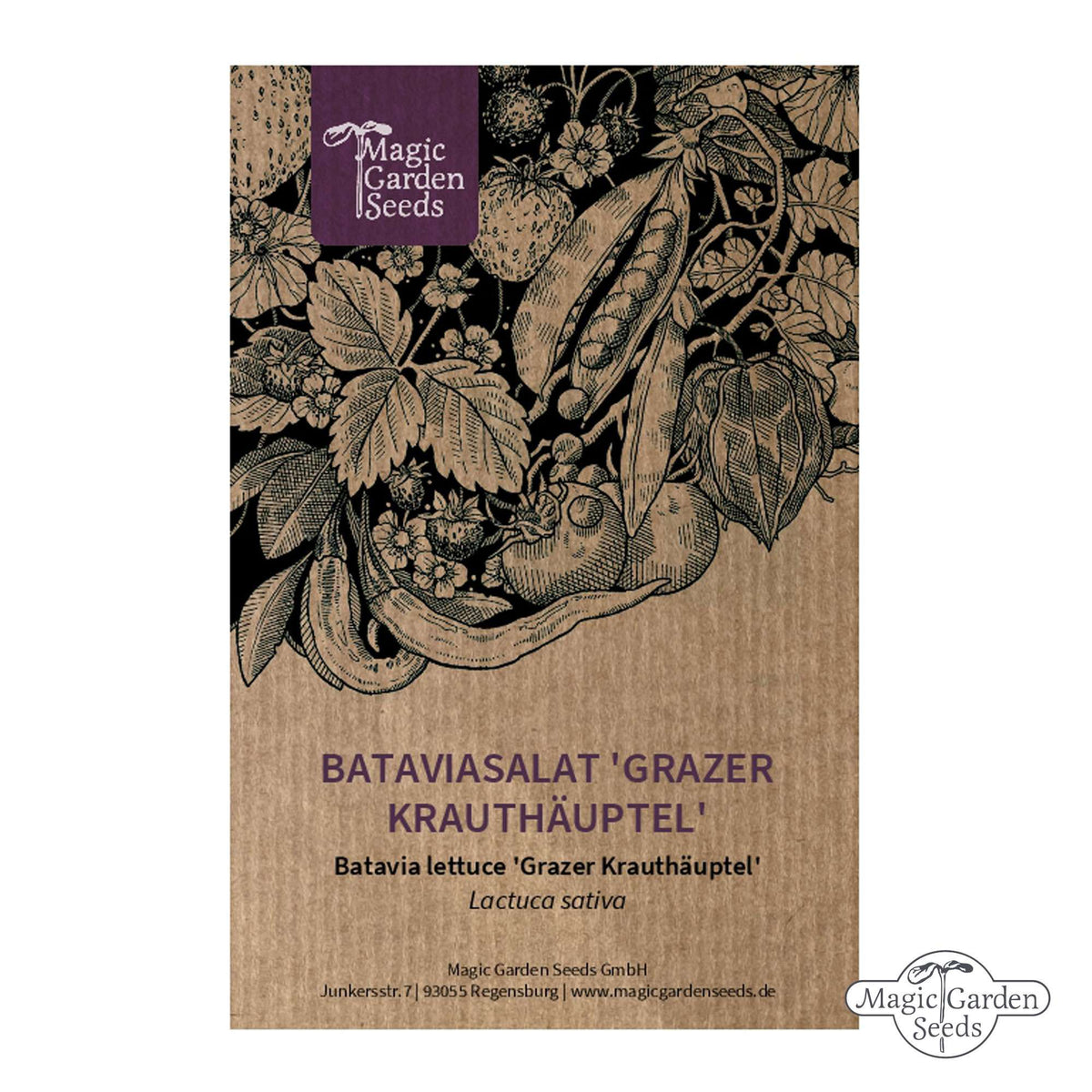 Ijsbergsla 'Grazer Krauthäuptel' zaden biologisch - Feggies