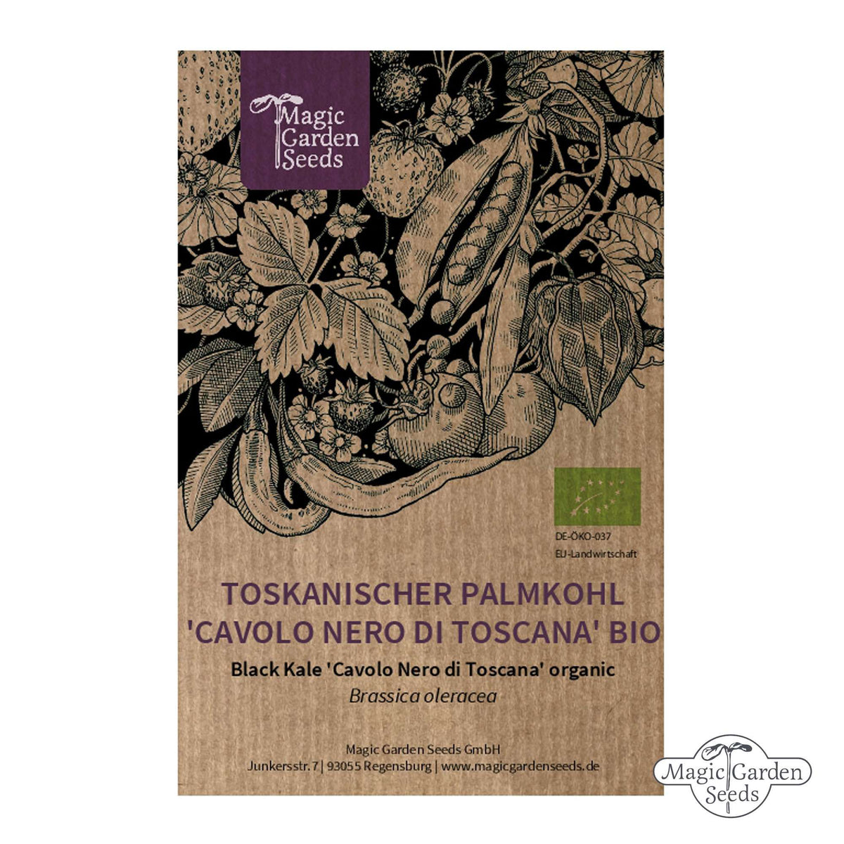 Toscaanse Palmkool 'Cavolo Nero di Toscana' zaden biologisch - Feggies