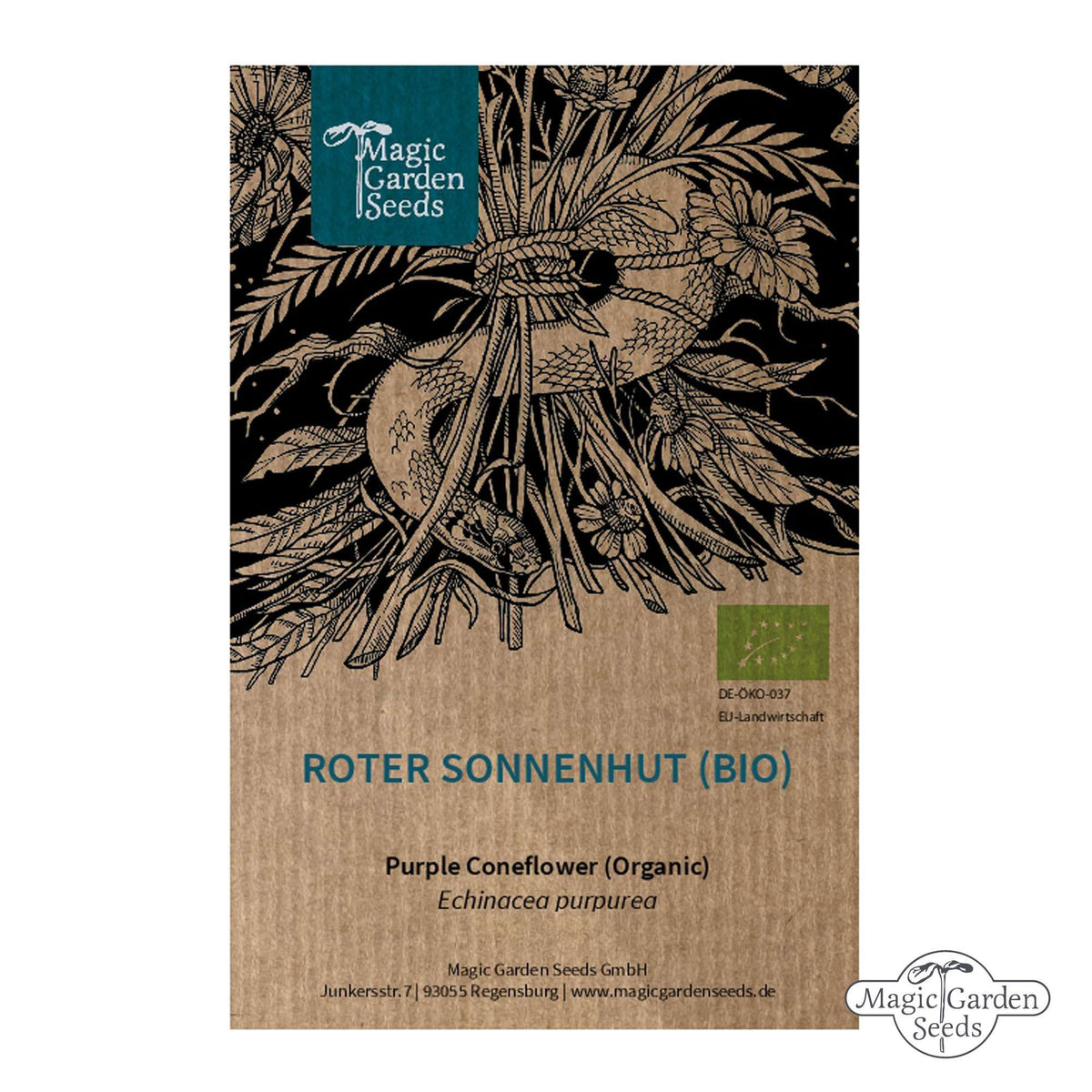 Rode Zonnehoed 'Echinacea purpurea' zaden biologisch - Feggies