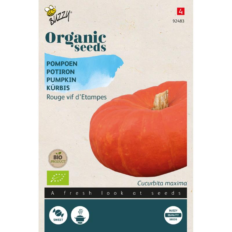 Organic Rouge vif d'Etempes zaden - Feggies
