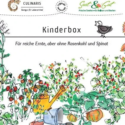 Kinder-Saatgutbox (6 Sorten) – Bio-Saatgut
