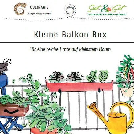 Kleine Balkonbox (5 soorten) – biologische zaden - Feggies